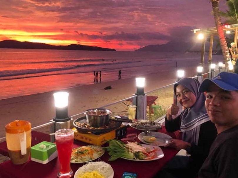 hidangan panas terbaik di pantai cenang