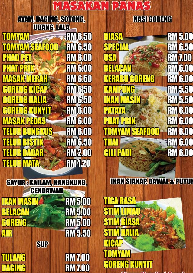 kedai makan masakan panas