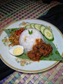 nasi lemak kerang