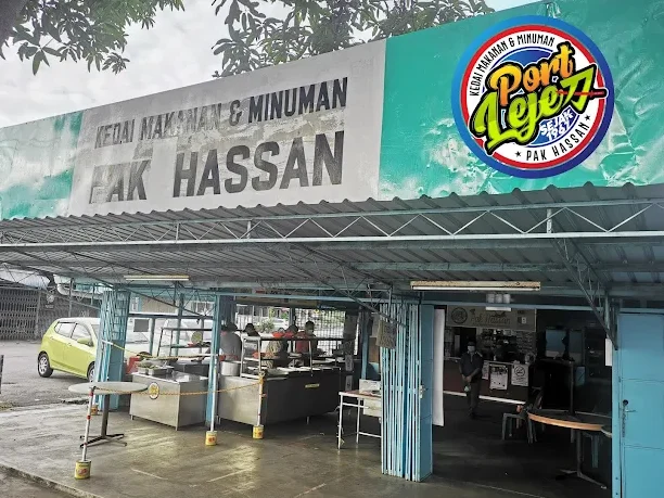 port lejen kedai makanan dan minuman pak hassan