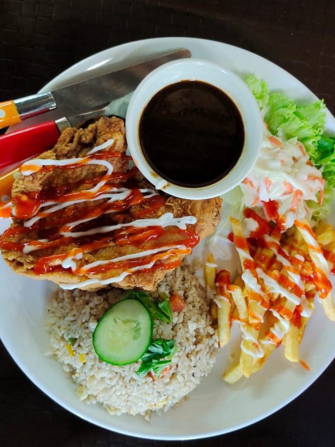 wahida nasi ayam masakan panas